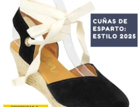 Alpargatas de mujer y cuñas de esparto